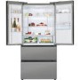 Hoover 432 Litre French Style American Fridge Freezer - Stainless Steel