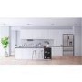 Hoover 432 Litre French Style American Fridge Freezer - Stainless Steel
