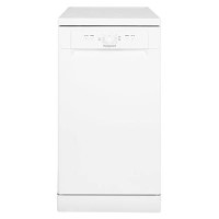 GRADE A1 - Hotpoint HSFE1B19 10 Place Slimline Freestanding Dishwasher with Quick Wash - White