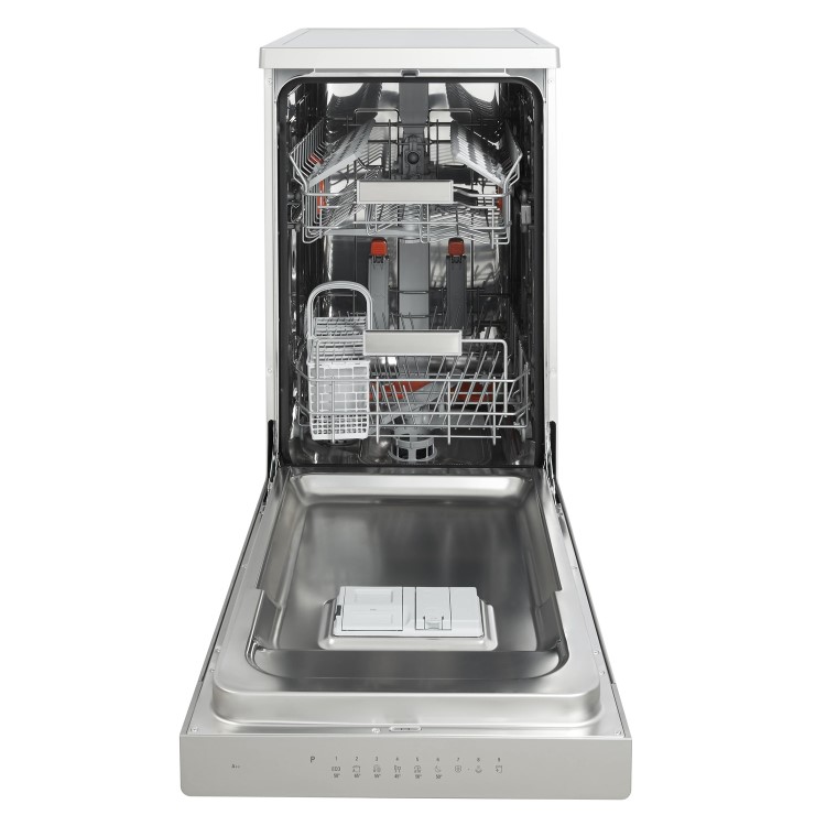 GRADE A2 - HOTPOINT HSFO3T223WX 10 Place Slimline Freestanding Dishwasher - Stainless Steel