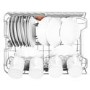 GRADE A2 - HOTPOINT HSFO3T223WX 10 Place Slimline Freestanding Dishwasher - Stainless Steel
