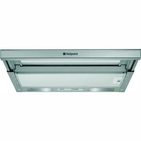 Refurbished Hotpoint HSFX 60cm Telescopic Cooker Hood Stainless Steel
