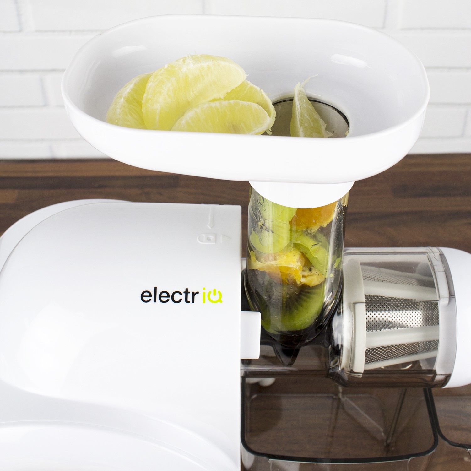 electriQ Horizontal Slow Masticating Cold Press Juicer Machine