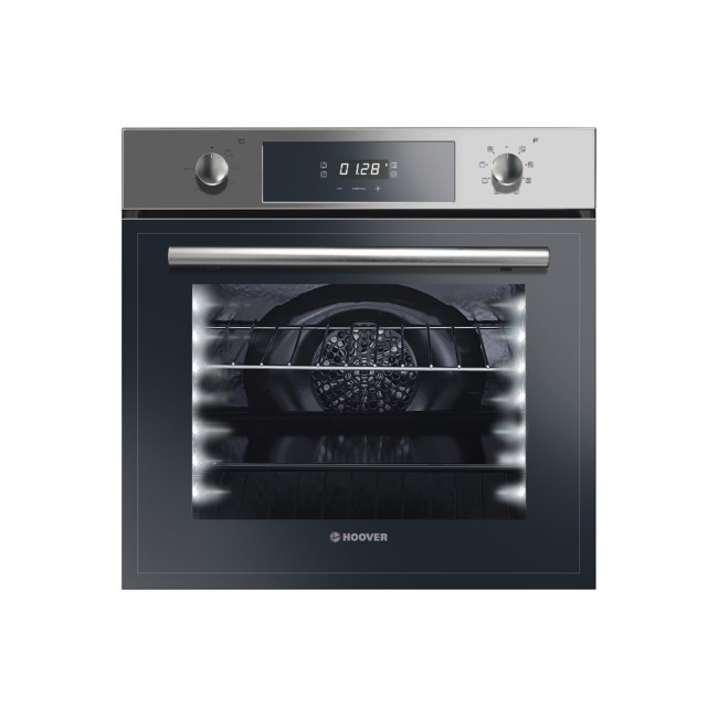 Hoover HSOL8690X/E 7 Function 65L Electric Single Oven With LED Vision Lighting - Stainless Steel