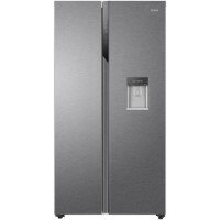 Haier 521 Litre Side-By-Side American Fridge Freezer - Silver Haier 521 Litre Side-By-Side American Fridge Freezer - Silver
