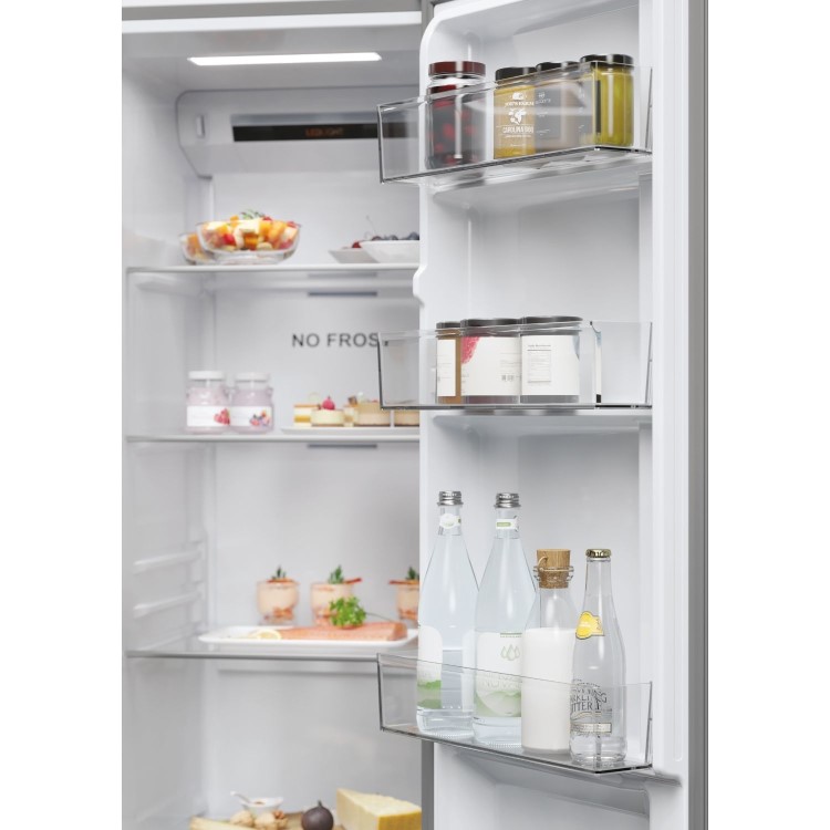 Refurbished Haier Series 5 HSR5918DIMP Freestanding 511 Litre Frost Free American Fridge Freezer Stainless Steel
