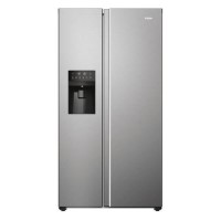Refurbished Haier Series 5 HSR5918DIMP Freestanding 511 Litre Frost Free American Fridge Freezer Stainless Steel Refurbished Haier Series 5 HSR5918DIMP Freestanding 511 Litre Frost Free American Fridge Freezer Stainless Steel