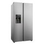 Refurbished Haier Series 5 HSR5918DIMP Freestanding 511 Litre Frost Free American Fridge Freezer Stainless Steel