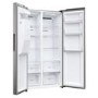 Refurbished Haier Series 5 HSR5918DIMP Freestanding 511 Litre Frost Free American Fridge Freezer Stainless Steel