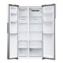 Haier Series 3 528 Litre Side-by-Side American Fridge Freezer - Stainless Steel