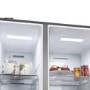 Haier Series 5 601 Litre Side-by-Side American Fridge Freezer - Stainless steel
