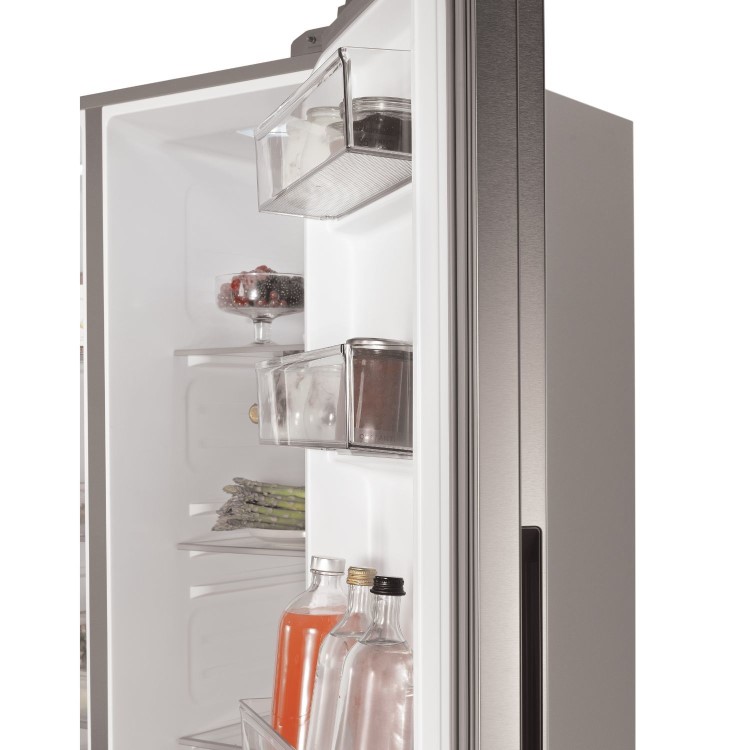 Haier Series 5 615 Litre Side-by-Side American Fridge Freezer - Stainless Steel