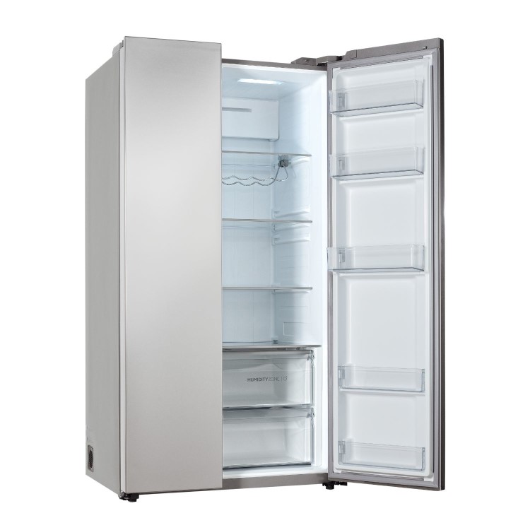 Haier Series 5 615 Litre Side-by-Side American Fridge Freezer - Stainless Steel