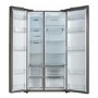 Haier Series 5 615 Litre Side-by-Side American Fridge Freezer - Stainless Steel
