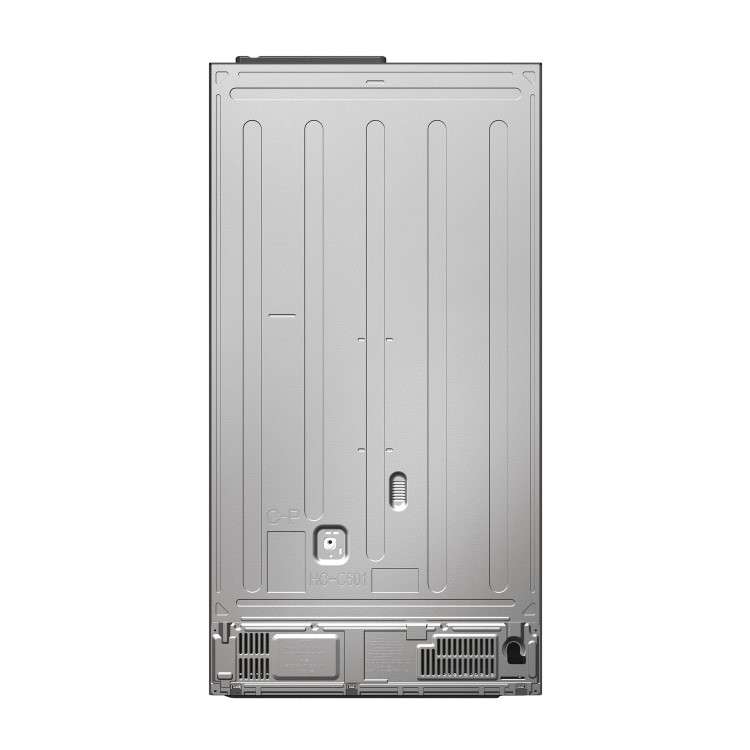 Haier SBS 90 Series 5 601 Litre Side By Side American Fridge Freezer - Black