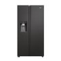 Haier SBS 90 Series 5 601 Litre Side By Side American Fridge Freezer - Black