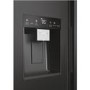 Haier SBS 90 Series 5 601 Litre Side By Side American Fridge Freezer - Black