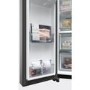 Haier Series 7 601 Litre Side-by-Side American Fridge Freezer - Black