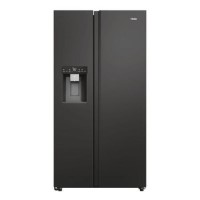 Haier Series 7 601 Litre Side-by-Side American Fridge Freezer - Black