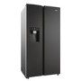 Haier Series 7 601 Litre Side-by-Side American Fridge Freezer - Black
