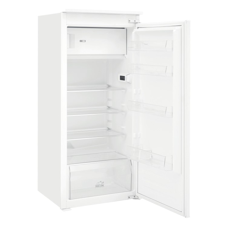 Refurbished Hotpoint HSZ12A2D2 Integrated 171 Litre In-column Larder Fridge Inox