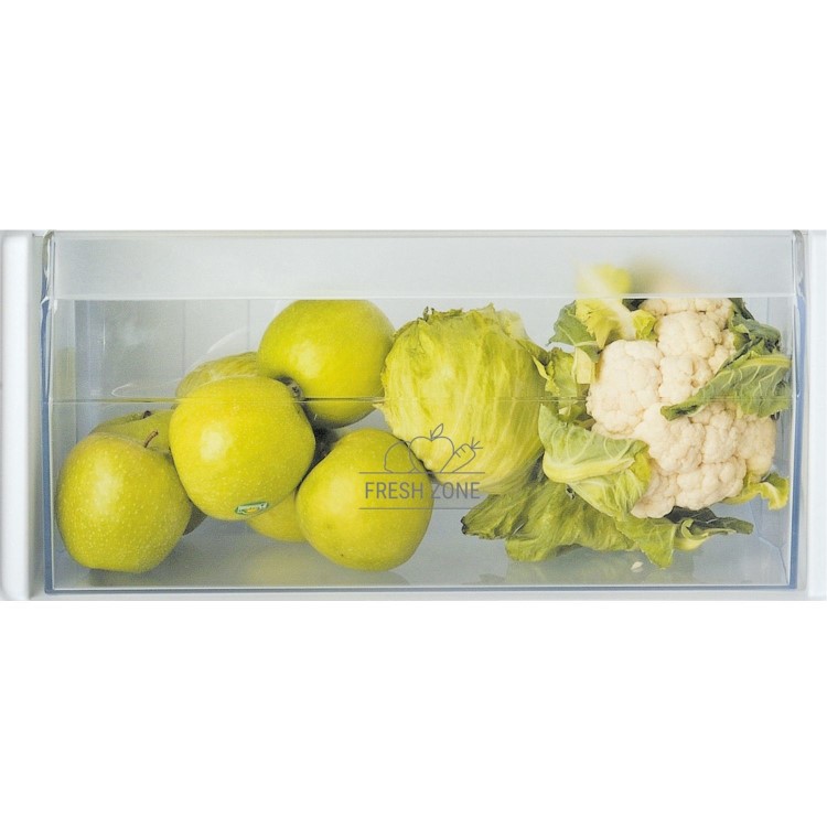 Refurbished Hotpoint HSZ12A2D2 Integrated 171 Litre In-column Larder Fridge Inox