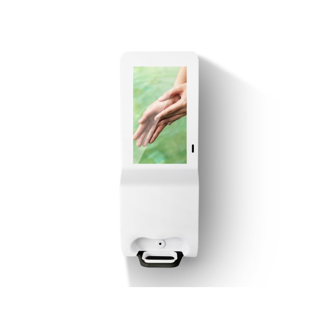 Hygiene Tech Digital signage screen with Hand Sanitiser - Built-In Android