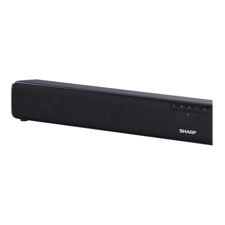 Sharp HT-SB110 Wireless 2ch 90W Slim Bluetooth Soundbar - Black
