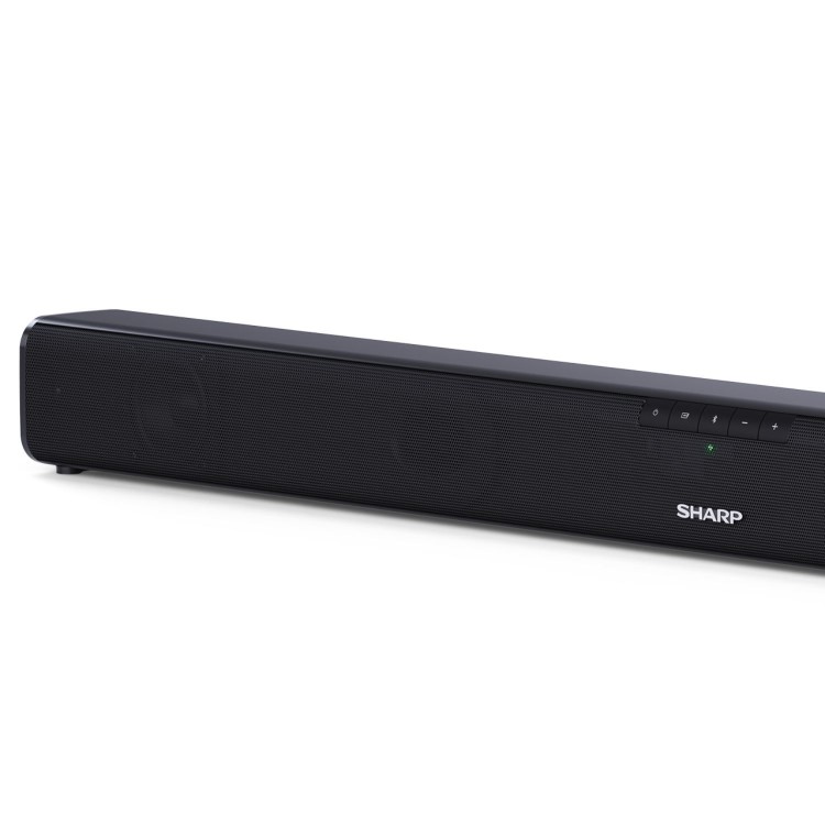 Sharp HT-SB110 Wireless 2ch 90W Slim Bluetooth Soundbar - Black