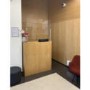 Hygiene Tech Protective Screen Perspex 0.5M High with Desk Clamps 50cm x 75cm x 4mm