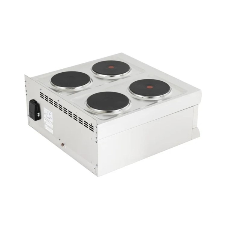 Lincat HT6 Silverlink 600 4 Plate Countertop Boiling Top - 7kW, 1 Phase/3 Phase