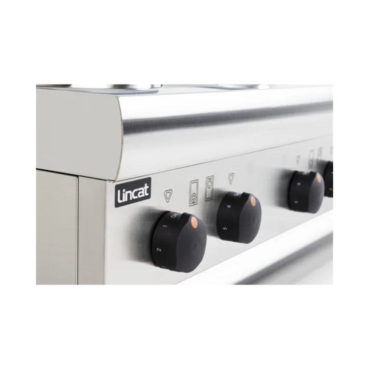 Lincat HT6 Silverlink 600 4 Plate Countertop Boiling Top - 7kW, 1 Phase/3 Phase