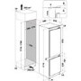 Refurbished Hotpoint HTC18T311 Integrated 250 Litre 70/30 Frost Free Fridge Freezer