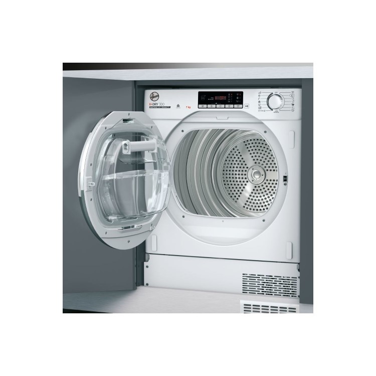Hoover H-Dry 700 7kg Integrated Heat Pump Tumble Dryer - White