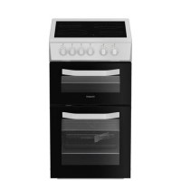 Hotpoint 50cm Electric Cooker - White