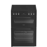 GRADE A2 - Hotpoint 60cm Electric Cooker - Black GRADE A2 - Hotpoint 60cm Electric Cooker - Black