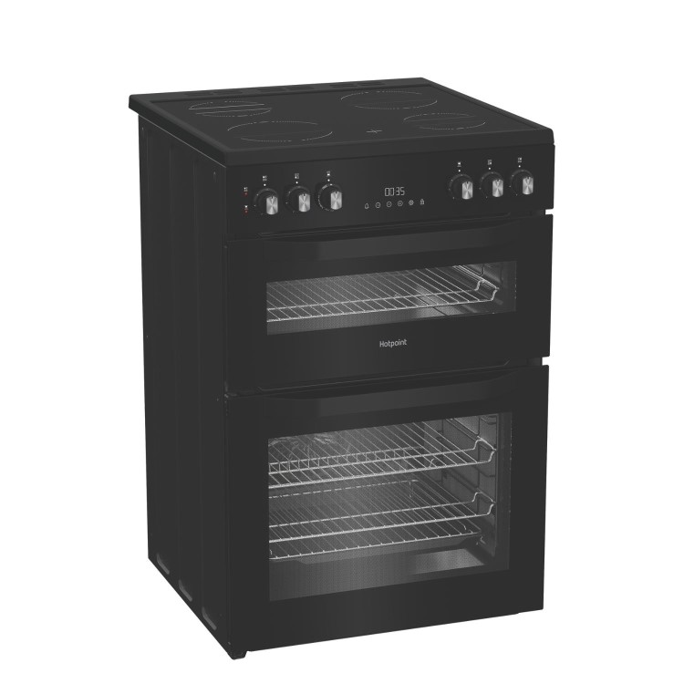 GRADE A2 - Hotpoint 60cm Electric Cooker - Black