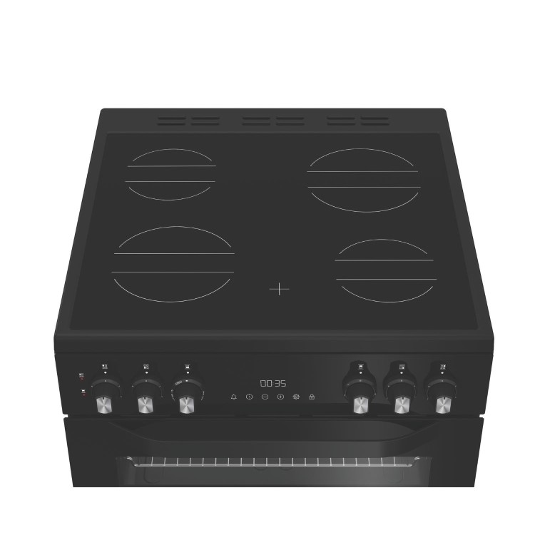 Hotpoint 50cm Electric Cooker - Black