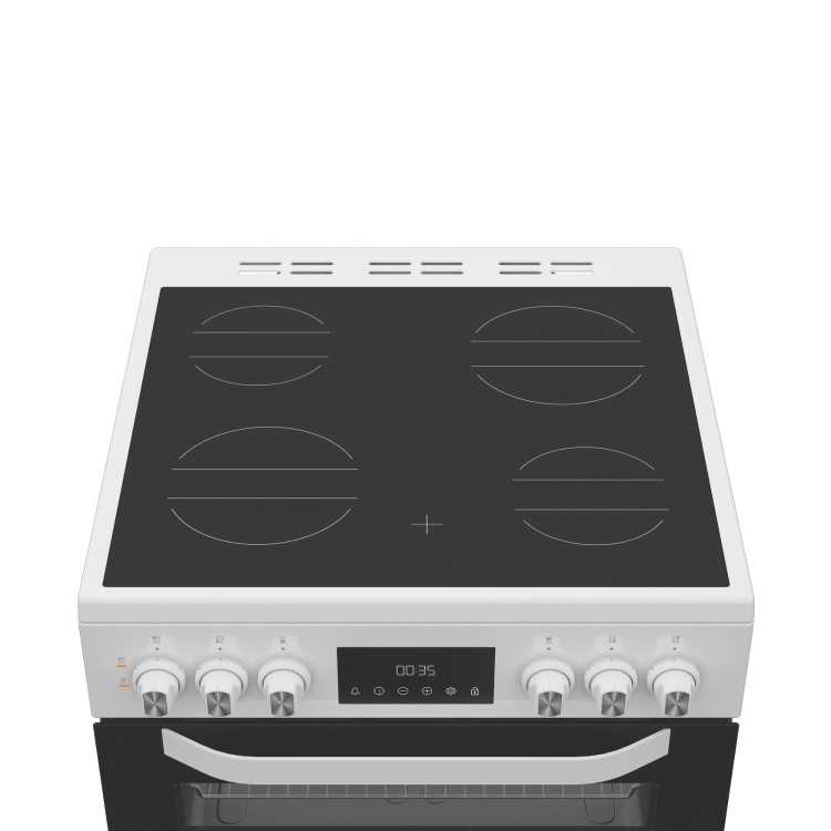 Refurbished Hotpoint 60cm Electric Cooker - White
