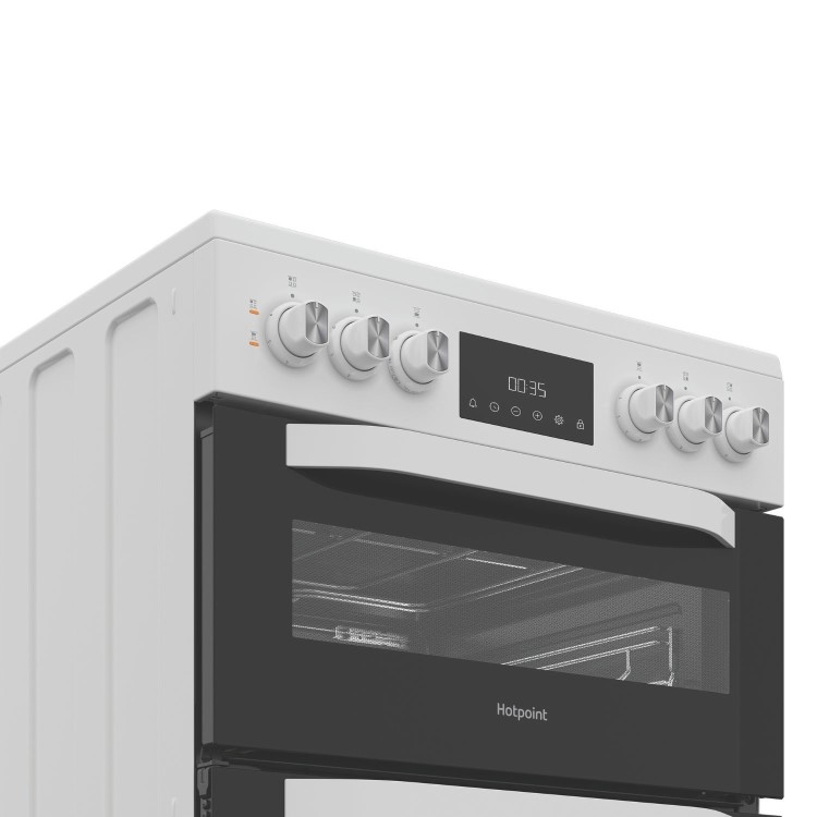 Hotpoint 50cm Electric Cooker - White