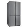 GRADE A3 - Haier HTF-452DM7 Four Door American Fridge Freezer Stainless Steel