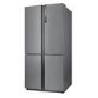 GRADE A3 - Haier HTF-452DM7 Four Door American Fridge Freezer Stainless Steel