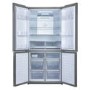 GRADE A3 - Haier HTF-452DM7 Four Door American Fridge Freezer Stainless Steel