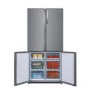 GRADE A3 - Haier HTF-452DM7 Four Door American Fridge Freezer Stainless Steel