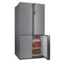GRADE A2 - Haier HTF-456DM6 Energy Efficient American Fridge Freezer Grey