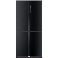Haier HTF-456DN6 Energy Efficient Four-door American Fridge Freezer - Black