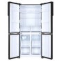 Haier HTF-456DN6 Energy Efficient Four-door American Fridge Freezer - Black