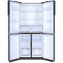 Haier HTF-456DN6 Energy Efficient Four-door American Fridge Freezer - Black