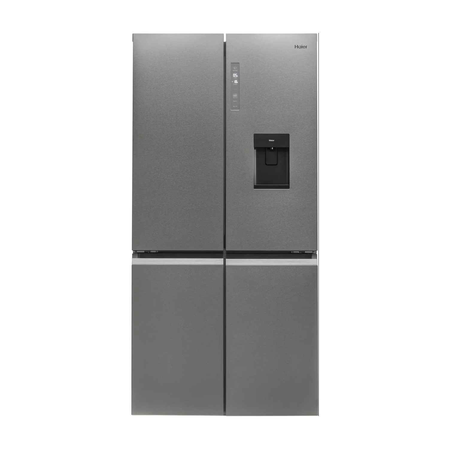 Refurbished Haier HTF-520WP7 Freestanding 493 Litre Frost Free Fridge Freezer Stainless Steel