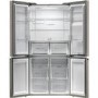 Haier 493 Litre Four Door American Fridge Freezer - Stainless steel